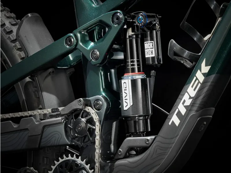 Trek Slash 9.9 XX AXS Gen 6 Full Suspension Mountain Bike 2024 in Daintree Green-5